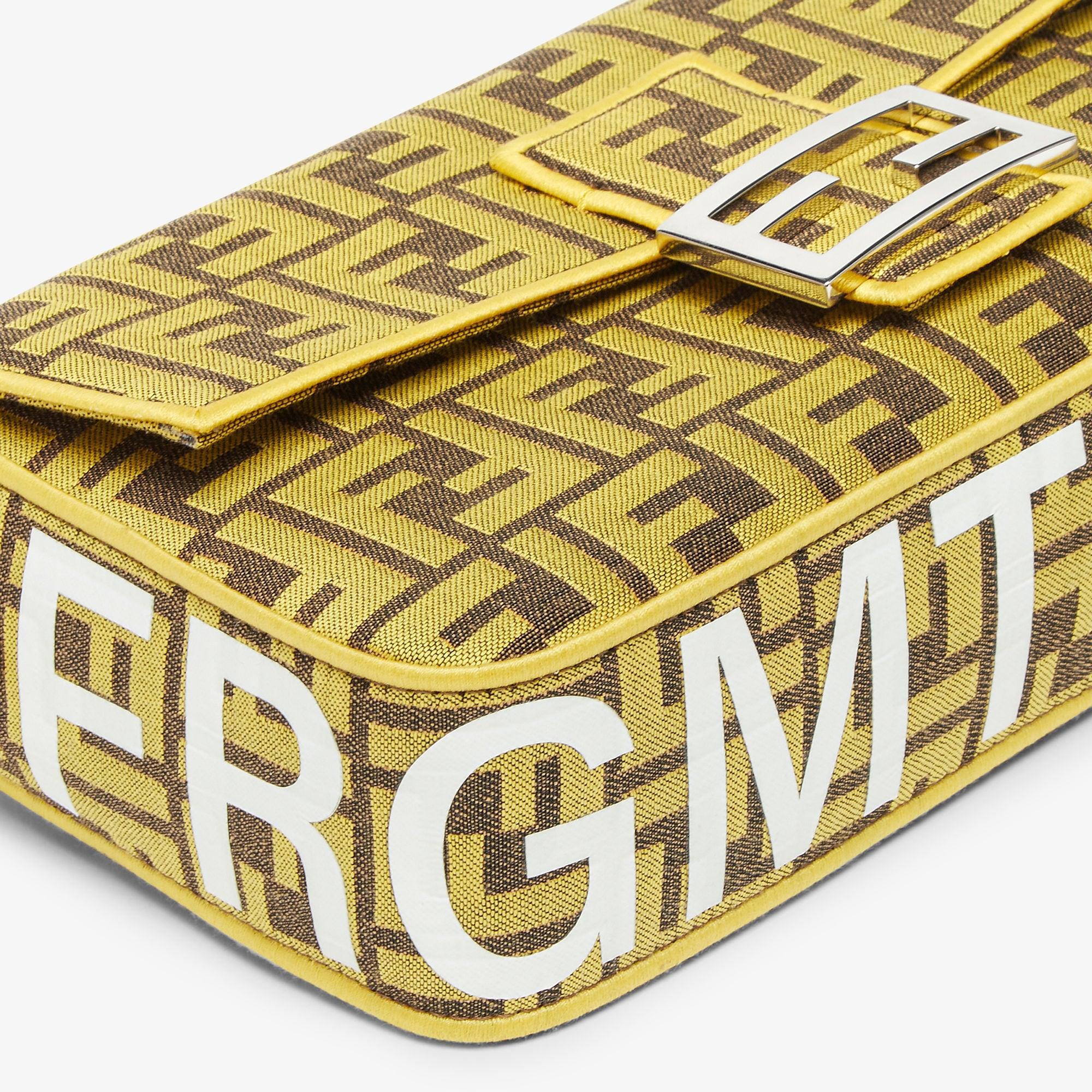 BaguetteFendi x FRGMT yellow FF fabric bag Product Image