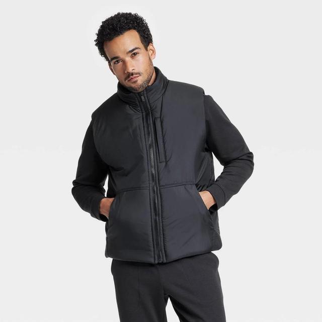 Mens Puffer Vest - All In Motion Black L Product Image