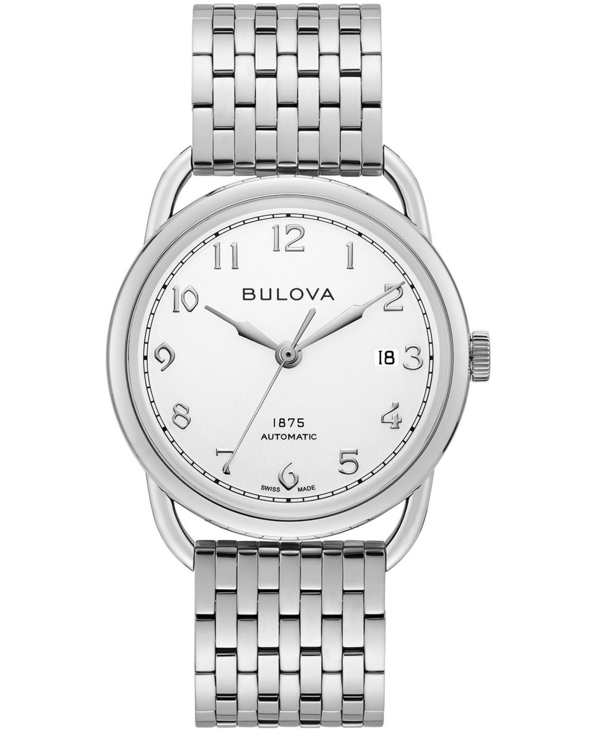 Limtied Edition Bulova Mens Swiss Automatic Joseph Bulova Stainless Steel Bracelet Watch 38.5mm Product Image