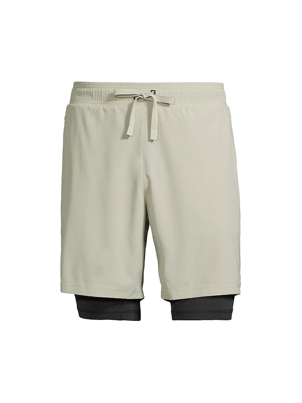 Mens 7 Unity 2-in-1 Fleece Shorts Product Image