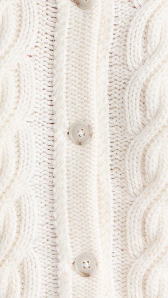 Guest in Residence Rossella Cable Cardigan In Cashmere Blend | Shopbop Product Image