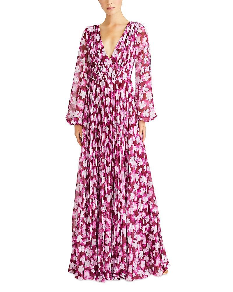 Ml Monique Lhuillier Melanie Chiffon Maxi Dress Product Image