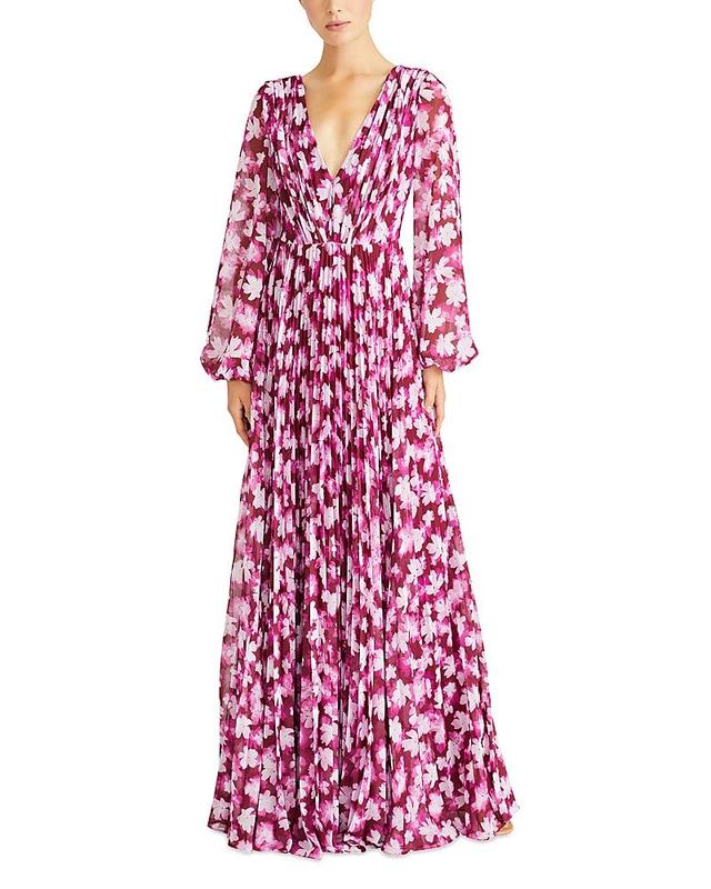 Ml Monique Lhuillier Melanie Chiffon Maxi Dress Product Image