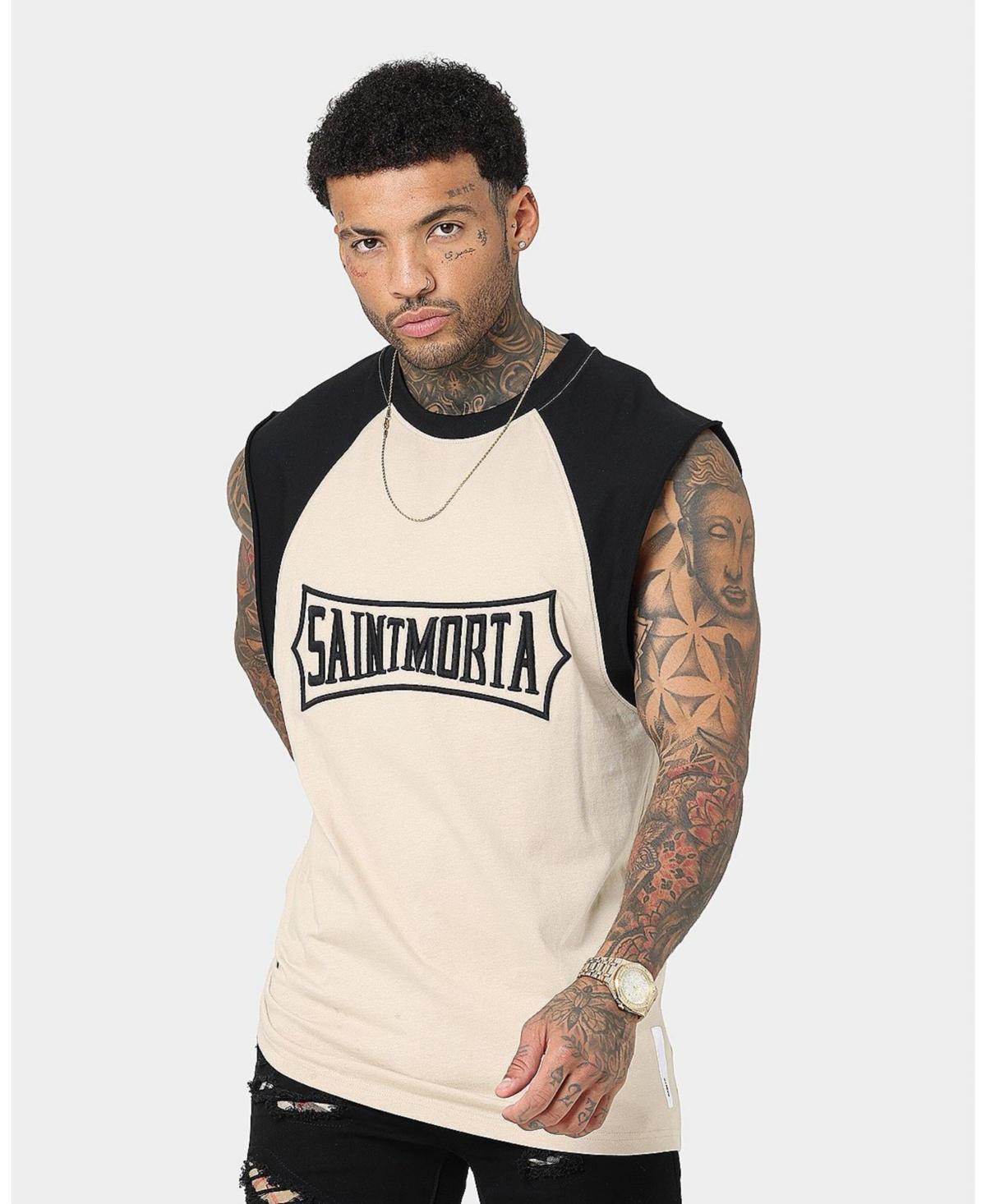 Mens Ceremony Raglan Muscle Tee - Black Product Image