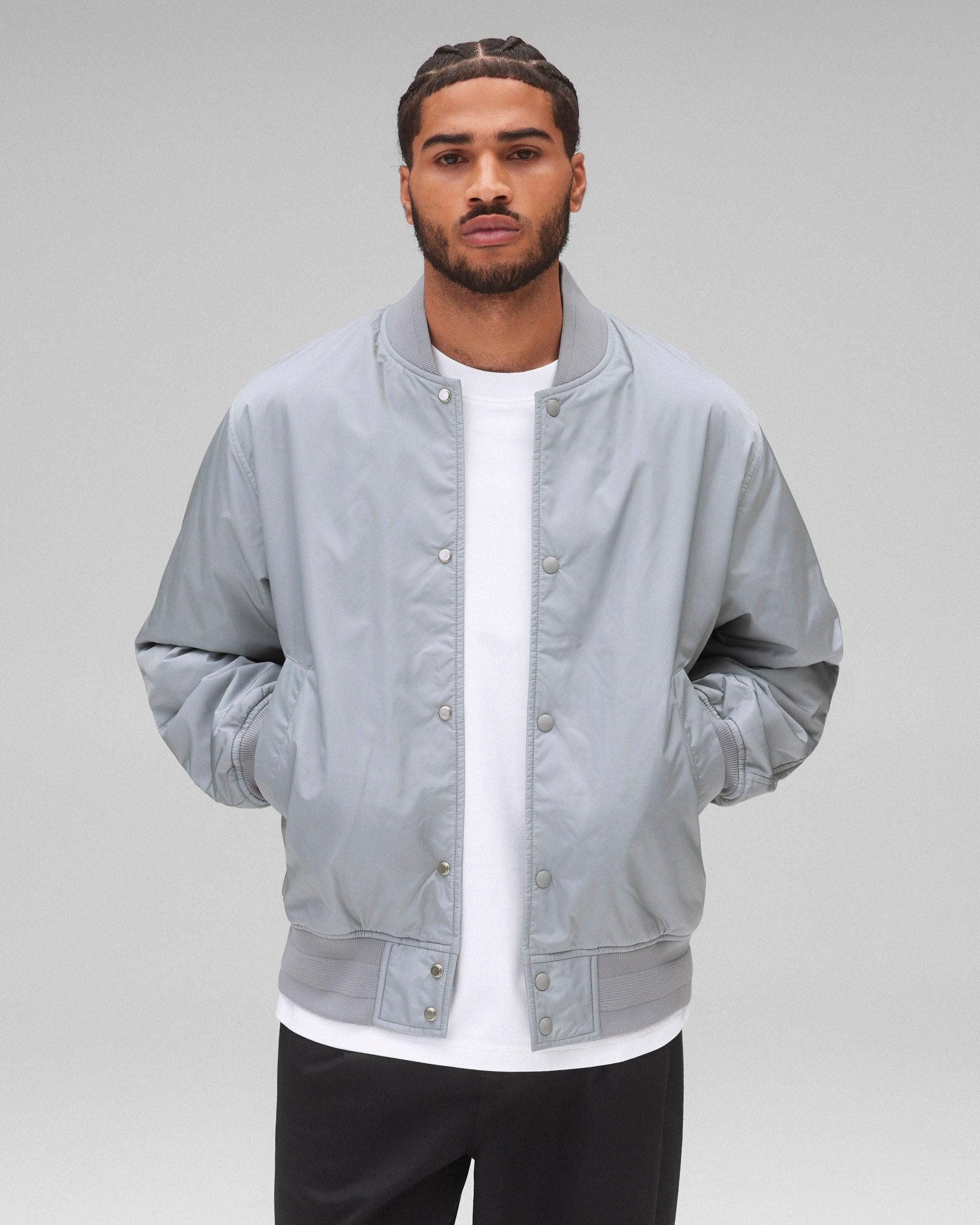 Econyl Satin Nylon Stadium Jacket Male Product Image