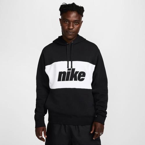 Nike Mens Nike NSW Pullover Hoodie BB CB Block 2.0 - Mens White/Black Product Image