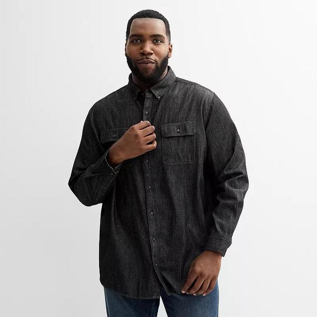 Big & Tall Sonoma Goods For Life Long Sleeve Utility Shirt, Mens Product Image