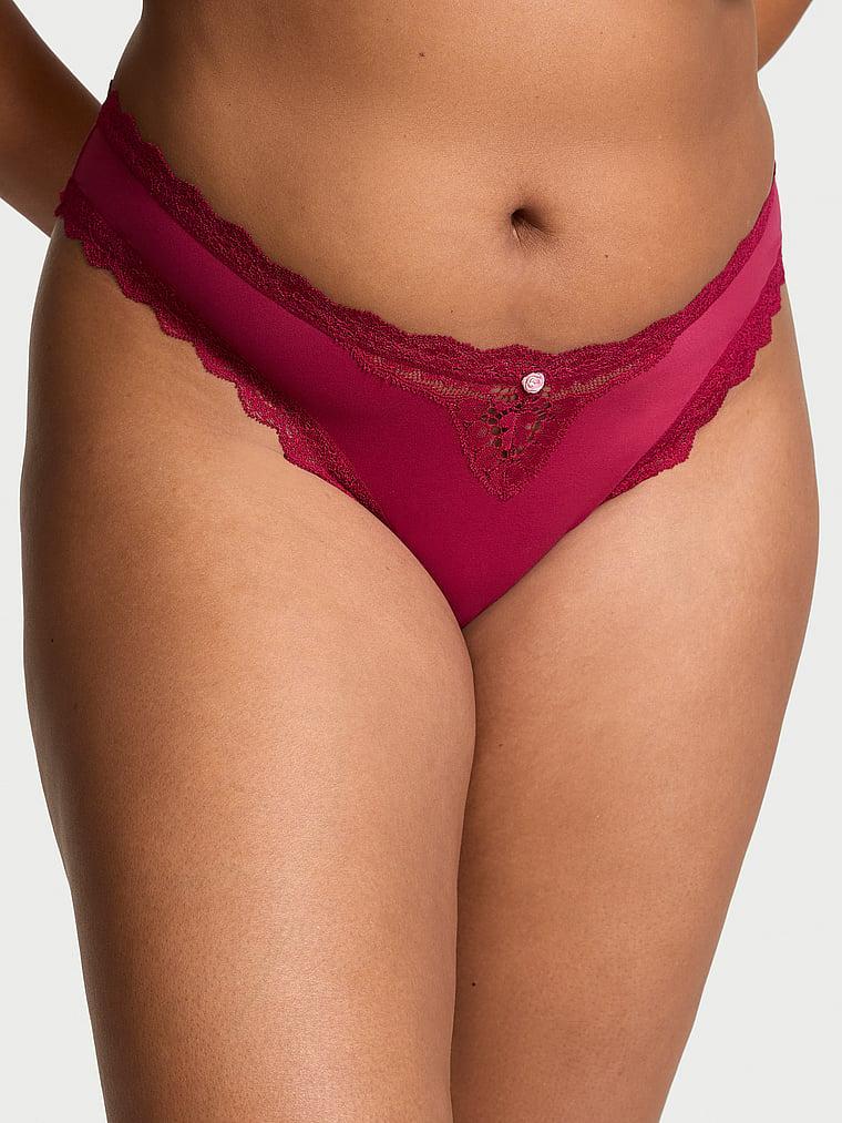 Lace-Trim Brazilian Panty Product Image