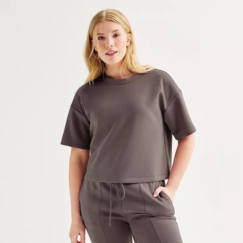 Womens FLX Solace Boxy Tee Pale Purple Product Image