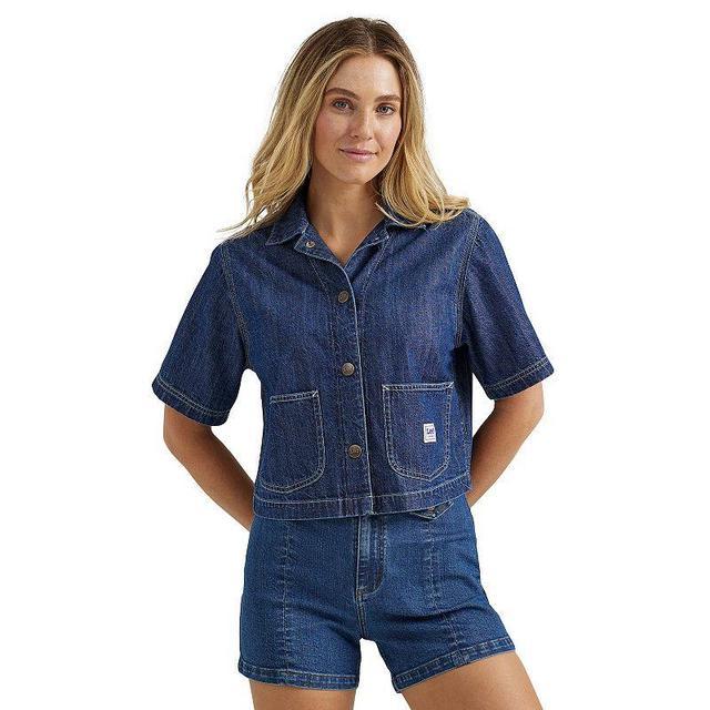 Womens Lee Legendary Crop Chore Shirt Product Image