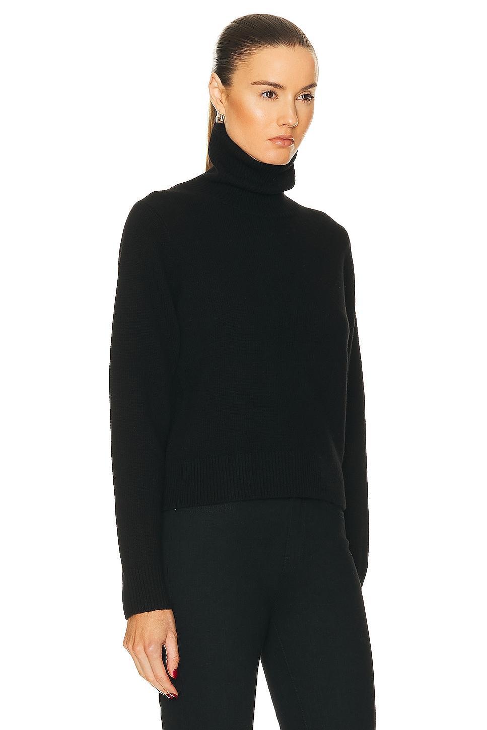 NILI LOTAN Hollyn Sweater in Black - Black. Size L (also in ). Product Image