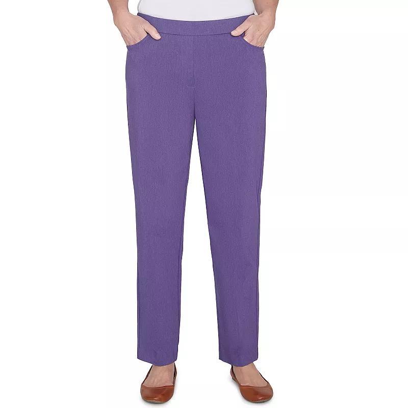 Alfred Dunner Charm School Womens Classic Charmed Average Length Pant Product Image