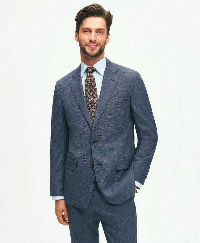 Slim Fit Wool Checked 1818 Suit Product Image