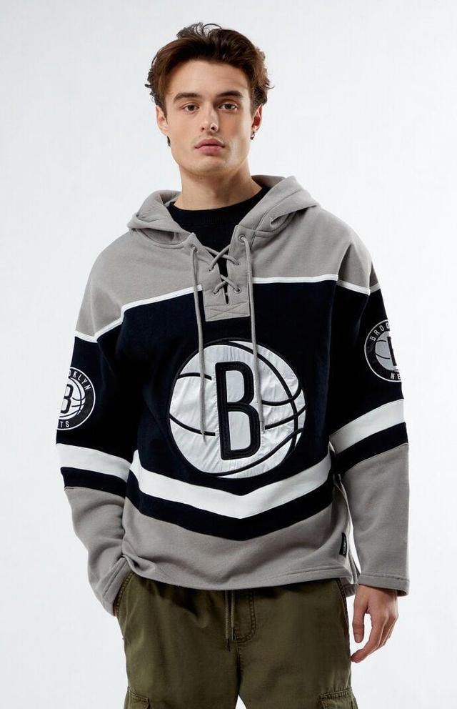 47 Brand Mens Brooklyn Nets Lacer Hoodie Product Image