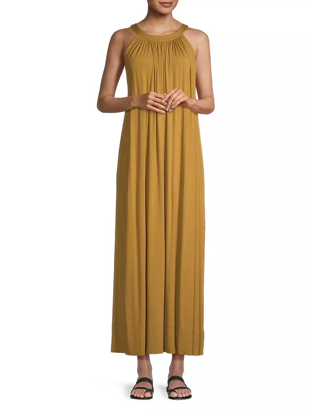 Destinos Gathered Maxi Dress Product Image