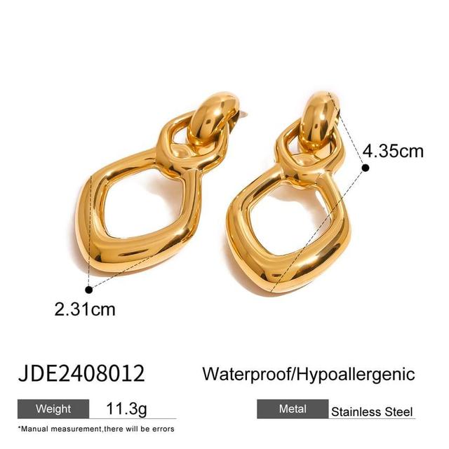 Metallic Dangle Earring Product Image