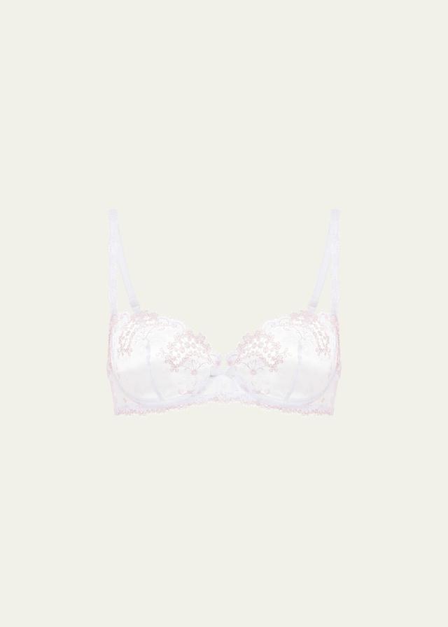 Womens Wish Embroidered Demi Bra Product Image