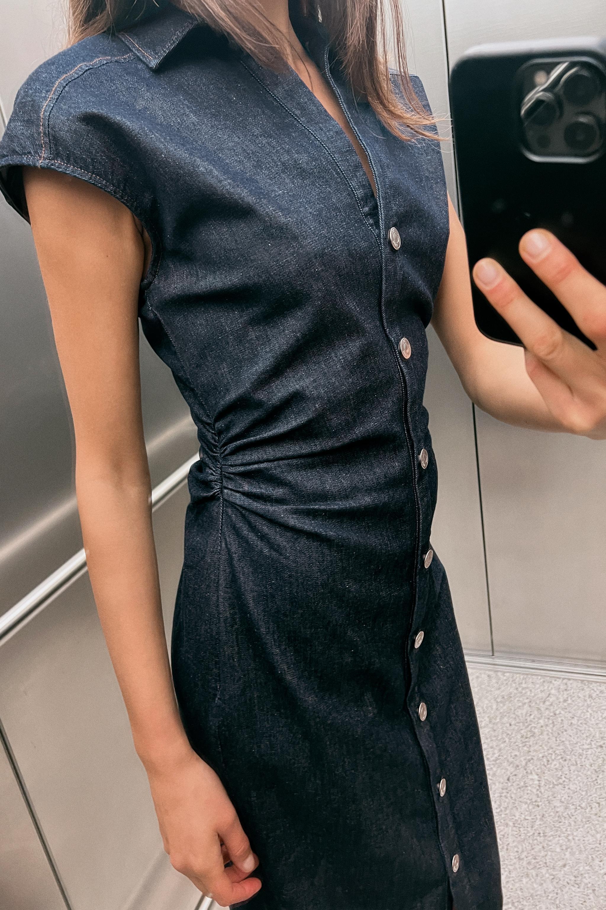 FITTED MIDI SHIRTDRESS Product Image