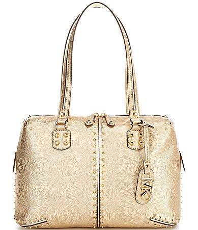 Astor Large Studded Leather Tote Bag Product Image