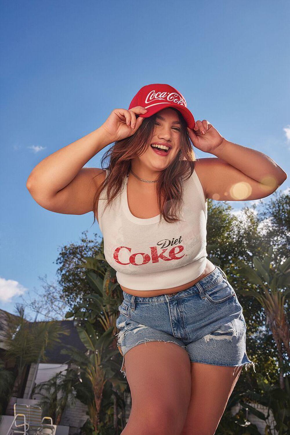 Embroidered Coca-Cola Trucker Hat | Forever 21 Product Image