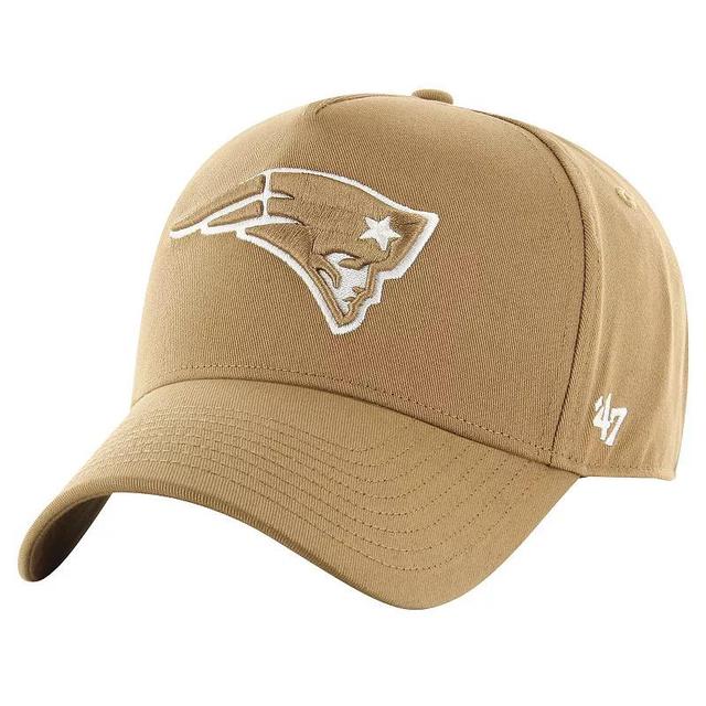 Mens 47 Tan New England Patriots Ballpark MVP Adjustable Hat Product Image