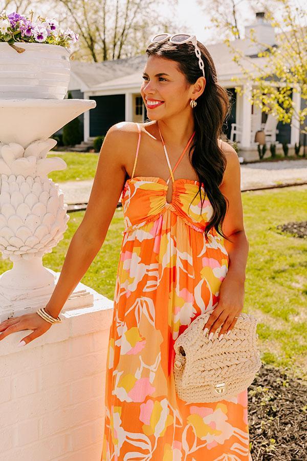 Island Adventure Midi In Orange Product Image