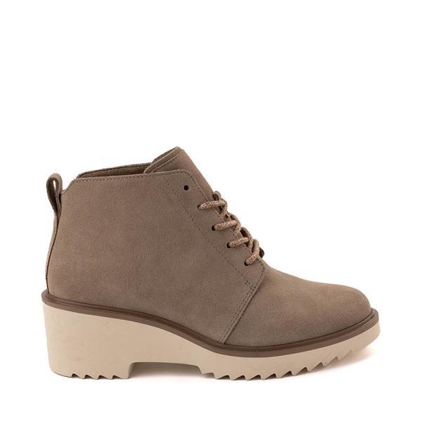 Womens TOMS Maude Lace-Up Wedge Boot - Dune Product Image