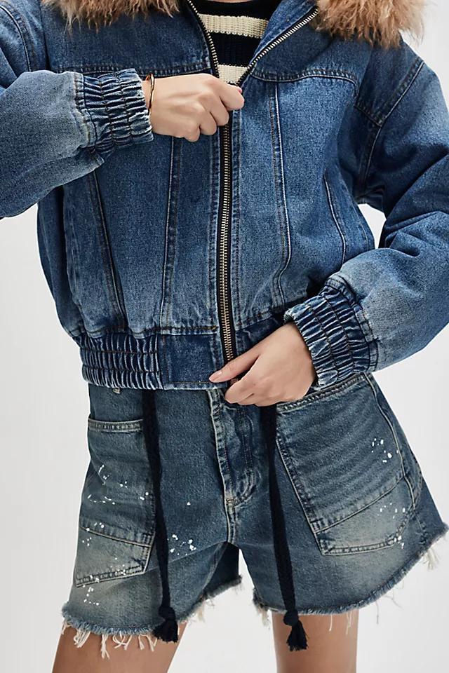 BlankNYC Cozy Up Denim Jacket Product Image