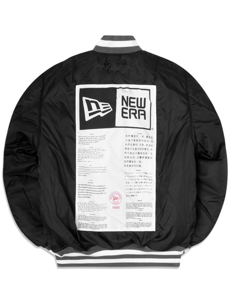 LAS VEGAS RAIDERS X ALPHA X NEW ERA MA-1 BOMBER JACKET Unisex Product Image