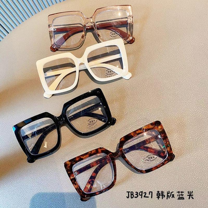 Plain Square Eyeglasses Product Image