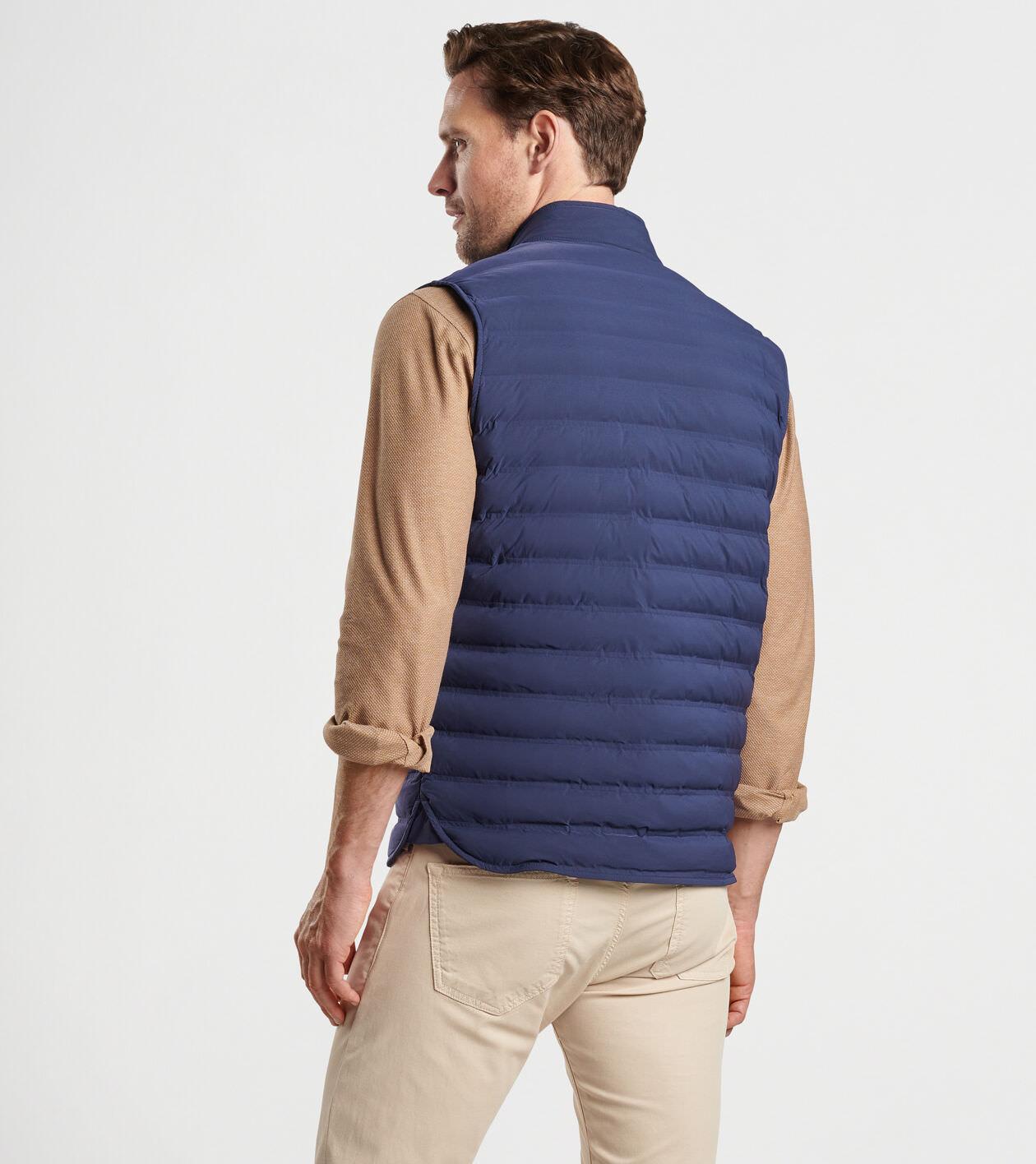 Peter Millar Mens Regent Vest | Color: Black | Size: L Product Image