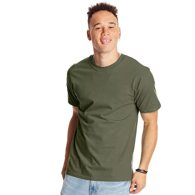 Hanes Beefy-T Unisex Heavyweight Cotton T-Shirt (Big & Tall Sizes Available) Smoke Gray 3XL Product Image