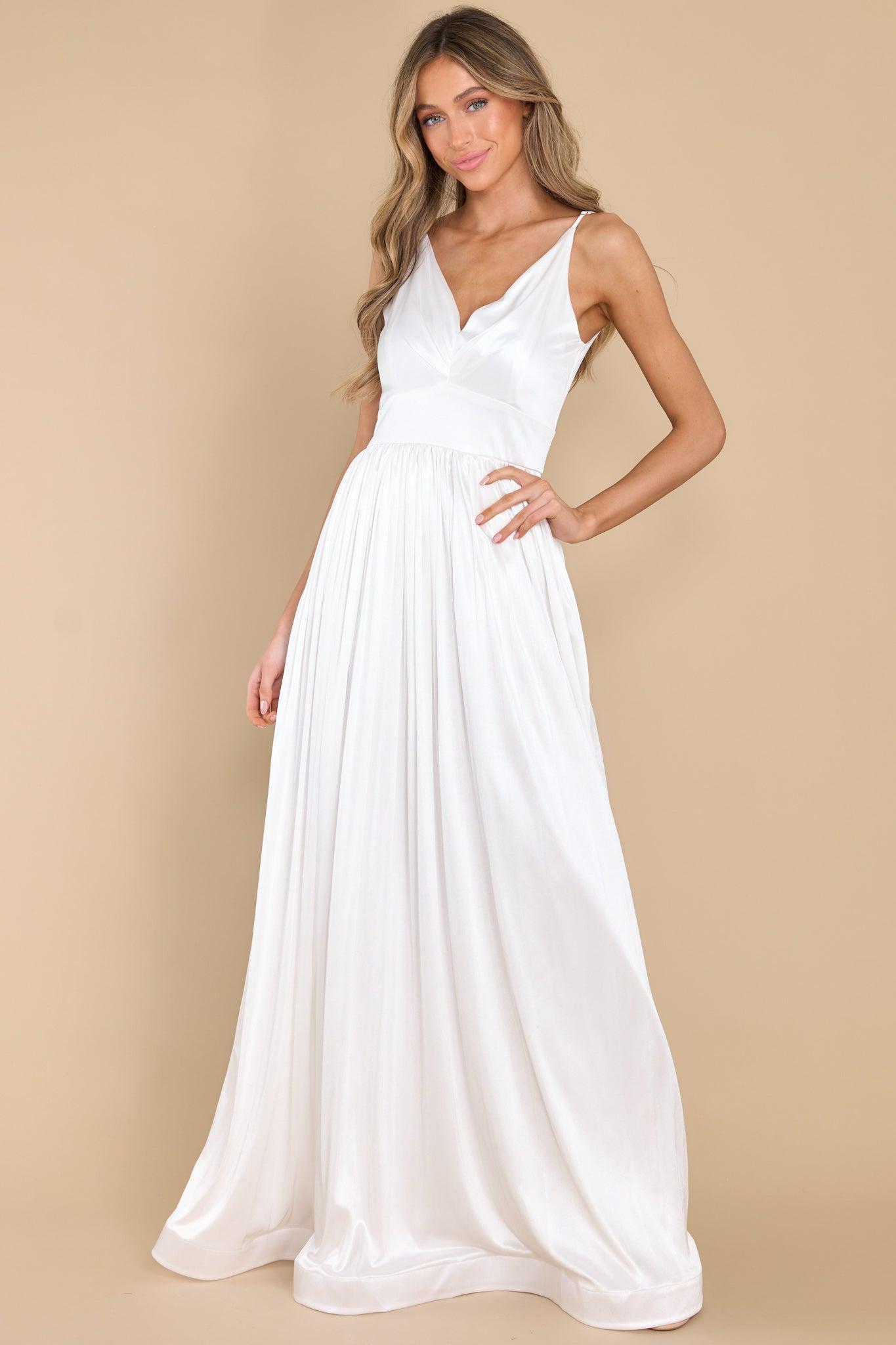 Catch The Wind Ivory Maxi Dress Product Image