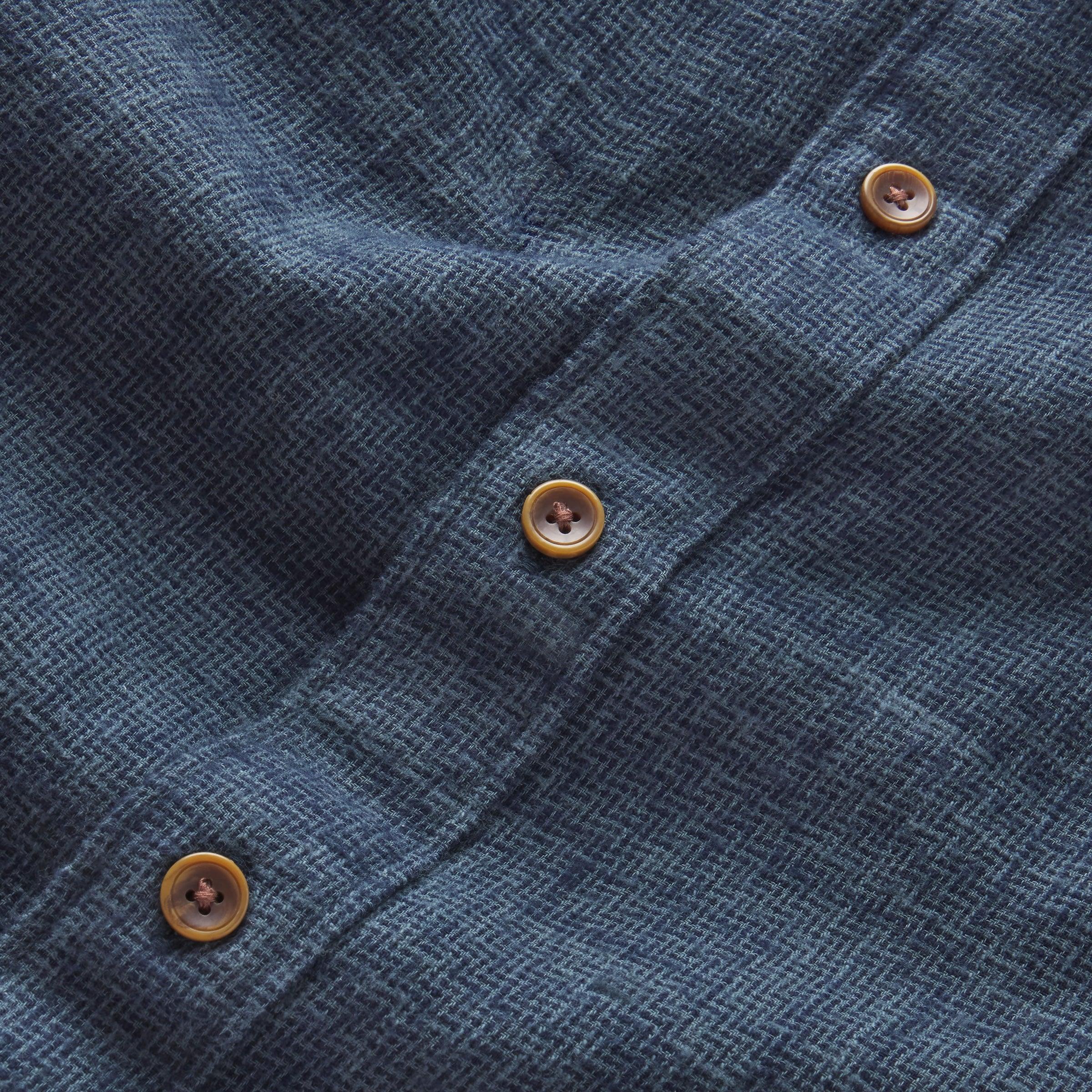 Linear Slub Twill Shirt - Deep Teal Product Image