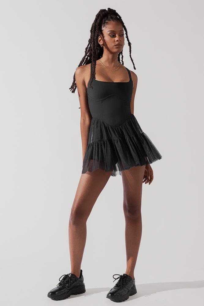 Corset Pirouette Dress - Black Product Image