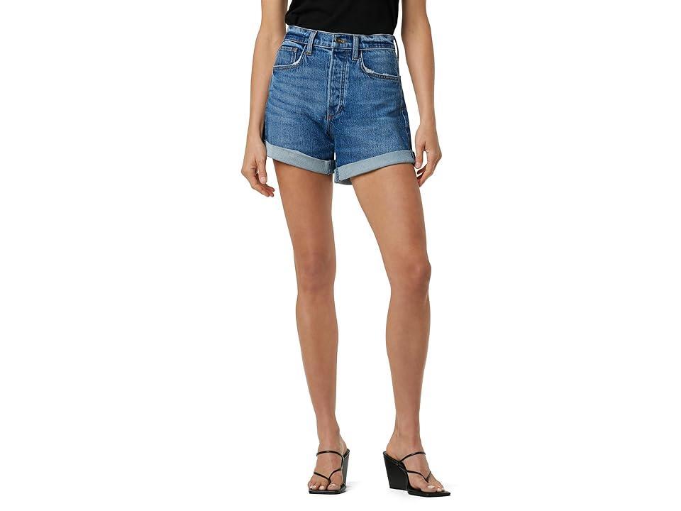 Womens Alex Rolled Denim Shorts Product Image