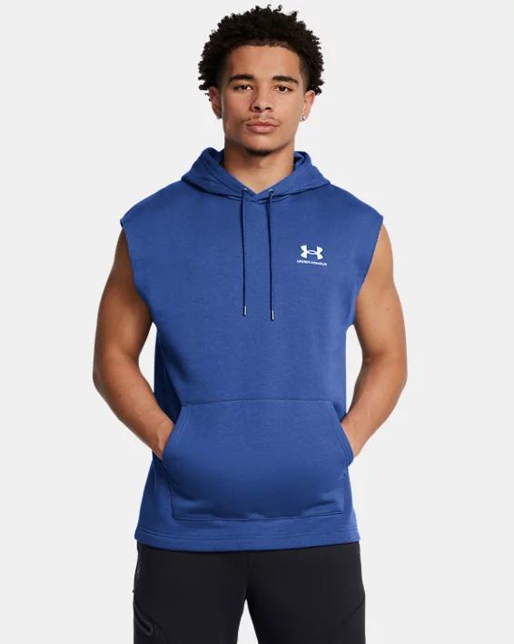 Mens UA Icon Fleece Sleeveless Hoodie Product Image