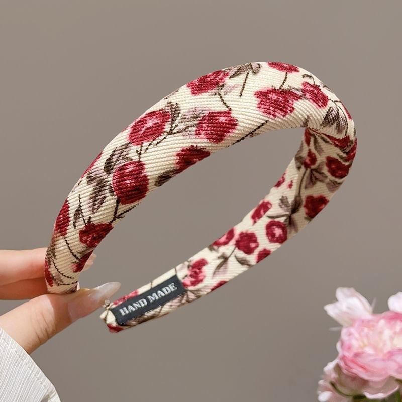 Floral Print Headband Product Image