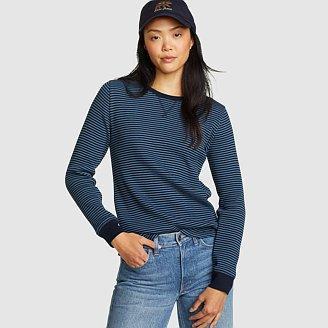 Women's Everday Thermal Crew - Stripe Product Image