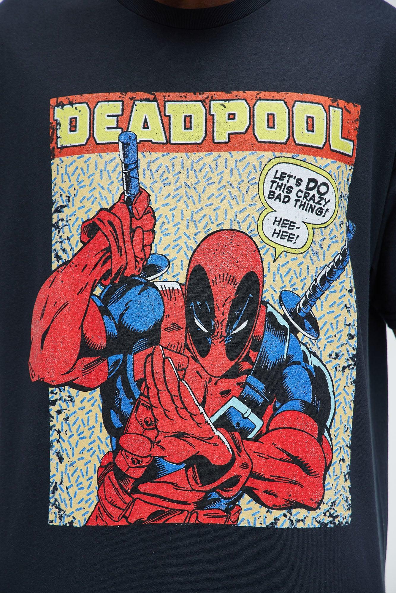 Marvel Deadpool Short Sleeve Tee - Black Product Image