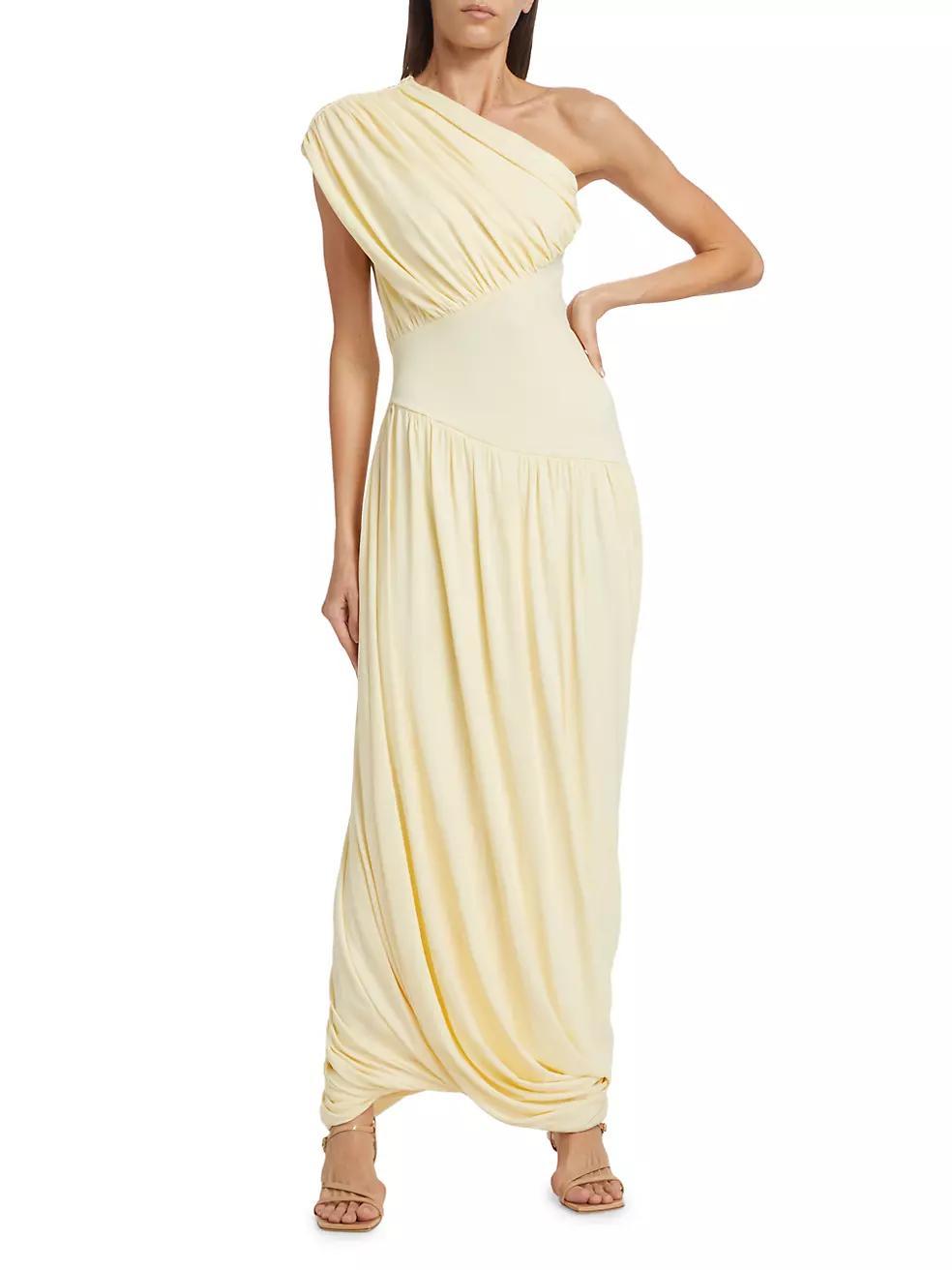 Ugbad Draped Jersey Maxi Dress Product Image