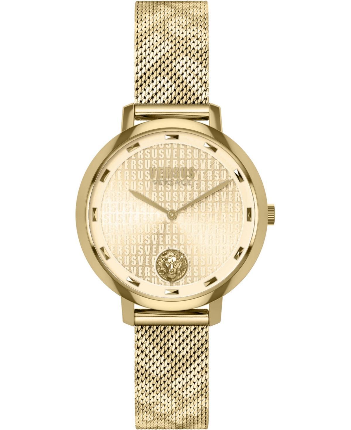 Versus by Versace Womens La Villette Gold-tone Stainless Steel Bracelet Watch 36mm Product Image