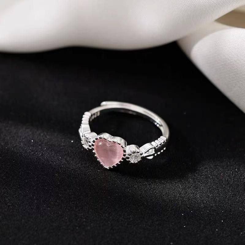 Heart Rhinestone Ring Product Image