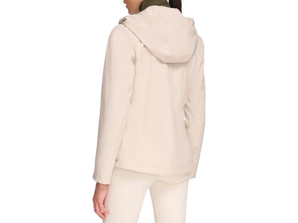 Calvin Klein Short Stretch Anorak (Stony ) Women's Jacket Product Image