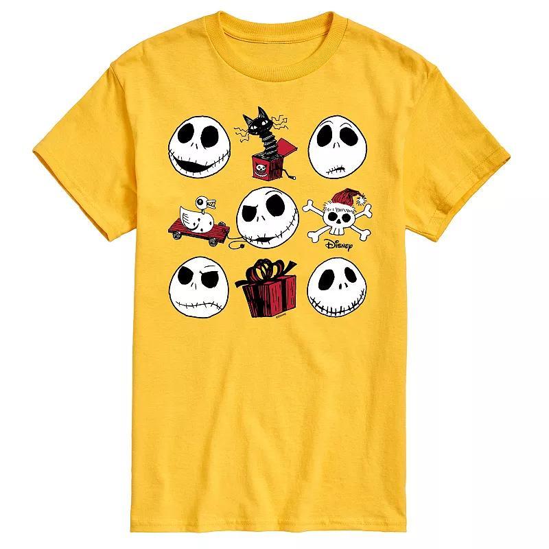 Mens Nightmare Before Christmas Jack Skellington Grid Tee Product Image