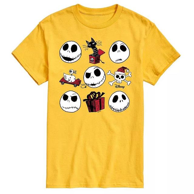 Mens Nightmare Before Christmas Jack Skellington Grid Tee Product Image