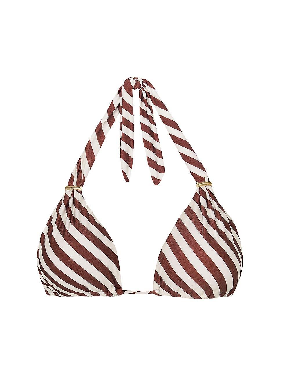 Womens Boardwalk Bia Striped Bikini Top Product Image