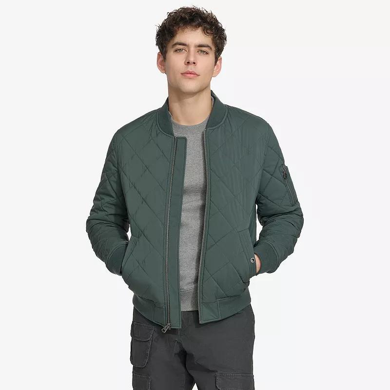 Mens Levis Diamond Quilted Bomber Jacket Product Image