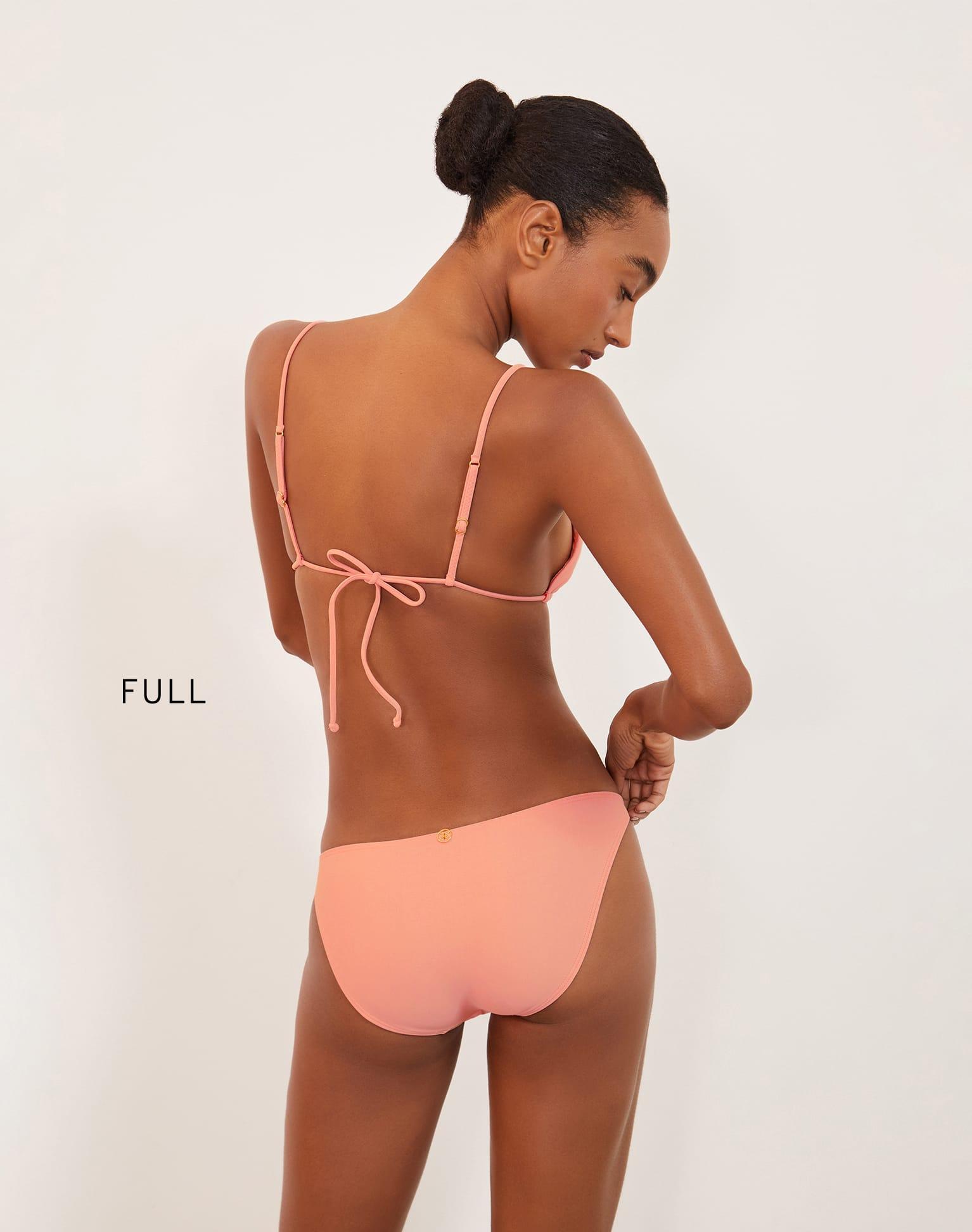 Cora Parallel Tri Top - Peach Product Image