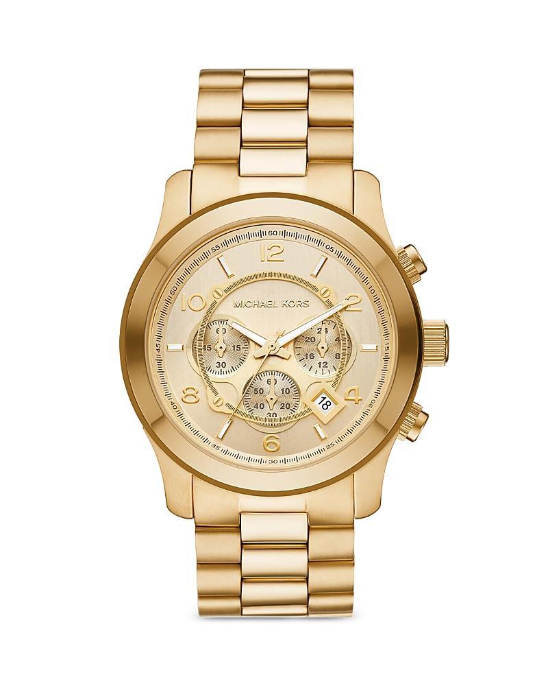 Oversized Pavé Logo -Tone Watch Product Image